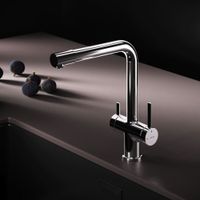 F8F05700 Func, смеситель для кухни с L-изливом с каналом для питьевой воды, хром — фото 8, Смесители для кухни