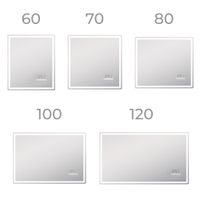 Зеркало с подсветкой VIGO Geometry Media voice 700 046 — фото 9, Зеркала в ванную комнату