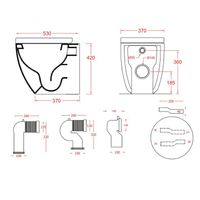 Товар: Унитаз Artceram приставной безободковый цвет foresta FLV005 43 00 - фото 1 Унитаз Artceram приставной безободковый цвет foresta FLV005 43 00 — фото 1, Приставные унитазы
