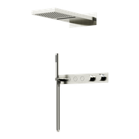 Термостатический смеситель для ванны и душа SANCOS Etna, черный матовый, арт. SC9006MB — фото 1, Смеситель для ванны