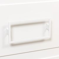 Комплект ручек La Fenice Cubo Bianco белый 80 мм., два ящика FNC-04-CUB-B-80 — фото 1, Комплектующие для мебели в ванной