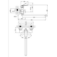 Товар: Смеситель для ванны Azario Alanti керамический картридж, длинный излив, с ручным душем, шланг 150 см, графит арт-AZ-K1732GR - фото 7 Смеситель для ванны Azario Alanti керамический картридж, длинный излив, с ручным душем, шланг 150 см, графит арт-AZ-K1732GR — фото 7, Смеситель для ванны