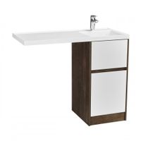 Фасады для тумбы ЛОНДРИ 40, компл. 2шт., белый 1A274901LH010 — фото 2, Тумбы под раковину