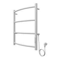 Полотенцесушитель электрический AZARIO VERONA 500/600 4 секции, диммер справа, белый арт-AZ04856W — фото 6, Электрические полотенцесушители