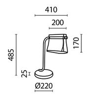 Товар: Настольный светильник Maytoni MOD170TL-L8BS3K - фото 3 Настольный светильник Maytoni MOD170TL-L8BS3K — фото 3, Настольные лампы