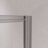 Душевой уголок RGW PA-145 80x140, прямоугольный, профиль хром, стекло прозрачное/6 мм, арт-020814584-11 — фото 4, Прямоугольные душевые уголки