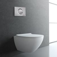 Унитаз BERGES подвесной PUMA XL Rimless 55 см, сиденье дюропласт Toma Slim SO, микролифт, быстросъем арт-082126 — фото 5, Подвесные унитазы