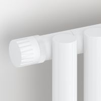 Отопительный радиатор Сунержа Эстет-1 EU50 левый 1200х180 4 секции Белый арт-12-0310-1204 — фото 2, Радиаторы отопления