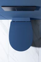 Чаша подвесного унитаза Allen Brau Fantasy индиго арт-4.11004.ID — фото 12, Подвесные унитазы