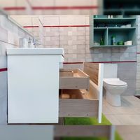 Товар: Тумба под раковину подвесная Бриклаер Брайтон белый/дуб, 100 см 4627125415760 - фото 6 Тумба под раковину подвесная Бриклаер Брайтон белый/дуб, 100 см 4627125415760 — фото 6, Тумбы с раковиной