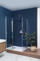 Душевая дверь Aquanet Cinetic 1200, прозрачное стекло арт-AE12-N-120H190U-CT — фото 6, Распашные душевые двери