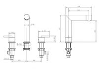 Смеситель ABBER Perfekte 316 AF8A08BST для раковины, сталь брашированная — фото 3, Смесители для раковины