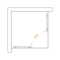 Товар: Душевой уголок RGW PA-030B 100x100, квадратный, профиль черный, стекло матовое/6 мм, арт-350803000-24 - фото 9 Душевой уголок RGW PA-030B 100x100, квадратный, профиль черный, стекло матовое/6 мм, арт-350803000-24 — фото 9, Квадратные душевые уголки