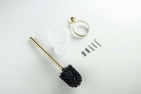 Товар: AQ4110BG ЕВРОПА ершик, шлиф. золото - фото 2 AQ4110BG ЕВРОПА ершик, шлиф. золото — фото 2, Ершики для унитаза