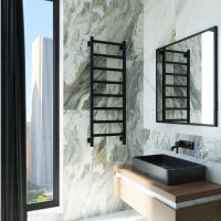 Полотенцесушитель электрический Grota Soffi K 430х1200 черный Soffi K 430х1200 RAL9005 EL — фото 2, Электрические полотенцесушители