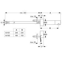 Излив Ideal Standard CERAPLUS Электронный наполнитель/ 230 мм с отдельным ИК-датчиком арт-A4161AA — фото 1, Изливы
