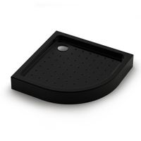 Душевой поддон Veconi Tezeo Acrylic TZ-51B, 1000x1000x150, акрил, черный TZ51B-100-C5 — фото 1, Душевые поддоны