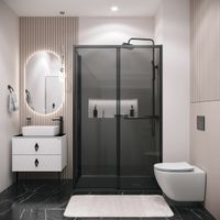 Товар: Боковая стенка Grossman Style (100х195) черный матовый,стекло тонированное, 1 место арт-200.K33.05.100.21.10 - фото 2 Боковая стенка Grossman Style (100х195) черный матовый,стекло тонированное, 1 место арт-200.K33.05.100.21.10 — фото 2, Боковые стенки