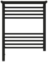 Полотенцесушитель электрический Сунержа Богема с полкой 3.0 600х500 / МЭМ левый Матовый чёрный 31-5806-6050 — фото 1, Электрические полотенцесушители