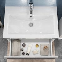 Тумба под раковину VIGO Geometry 60 подвесная бетон (033 бетон) — фото 4, Тумбы под раковину