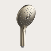 Ручной душ, Gessi, Ingranaggio, размер душевого диска, мм-130, форма-круглая, количество режимов-3, цвет-Finox Brushed Nickel арт-47351.149 — фото 1, Лейки для душа