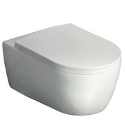 Товар: Комплект унитаз HATRIA Fusion Y1CC01 Y9AQ01 подвесной комплект с cиденьем с крышкой с плавным опусканием безободковый цвет белый - фото 1 Комплект унитаз HATRIA Fusion Y1CC01 Y9AQ01 подвесной комплект с cиденьем с крышкой с плавным опусканием безободковый цвет белый — фото 1, Подвесные унитазы