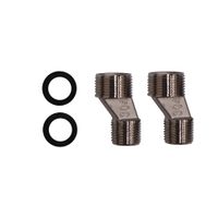 Смеситель для ванны Azario Conda с ручным душем, керамический картридж, шланг 150 см, черный матовый арт-AZ-K3011B — фото 6, Смеситель для ванны