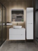 Товар: Orange Line Li-80TuwMDF+B05-480W тумба с раковиной подвесная 80 см, белый Li-80TuwMDF+B05-480W - фото 5 Orange Line Li-80TuwMDF+B05-480W тумба с раковиной подвесная 80 см, белый Li-80TuwMDF+B05-480W — фото 5, Тумбы с раковиной