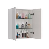 Товар: Шкаф Lemark VEON 60 см подвесной, 2-х дверный, цвет корпуса, фасада: Белый глянец LM01V60SH - фото 1 Шкаф Lemark VEON 60 см подвесной, 2-х дверный, цвет корпуса, фасада: Белый глянец LM01V60SH — фото 1, Шкафы для ванной