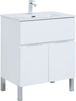 Товар: Тумба под раковину Aquanet Алвита New 70 1 ящик, 2 дверцы, белый матовый 00303901 - фото 1 Тумба под раковину Aquanet Алвита New 70 1 ящик, 2 дверцы, белый матовый 00303901 — фото 1, Тумбы под раковину