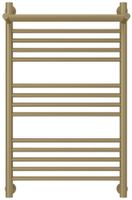 Полотенцесушитель водяной Сунержа Богема с полкой+ 800х500 Матовое золото арт-032-0223-8050 — фото 1, Водяные полотенцесушители