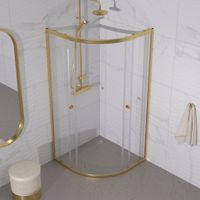 ДШ "Альфа-Голд" 90х90, 1/4 круга (1 место) арт-Щ0000073922 — фото 6, Душевые уголки четверть круга