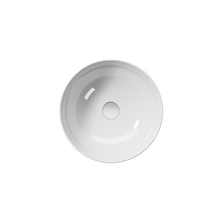 Товар: раковина накладная PURA Ø42х16 белый арт-885111 - фото 1 раковина накладная PURA Ø42х16 белый арт-885111 — фото 1, Раковины накладные