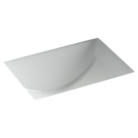 Раковина встраиваемая снизу Ceramicanova Era, с отверстием слива - перелива 460x348x213 мм, белый, арт.CN15002 — фото 1, Раковины встраиваемые снизу