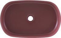 Раковина накладная Allen Brau Fantasy 55 4.11022.BD бордо — фото 1, Раковины накладные