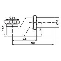 Товар: Сифон для ванны или душевого поддона AZARIO без выпуска, G 1 1/2х40, латунь арт-AZ-112-Br - фото 2 Сифон для ванны или душевого поддона AZARIO без выпуска, G 1 1/2х40, латунь арт-AZ-112-Br — фото 2, Сифоны для ванны