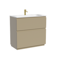 Тумба напольная SANCOS Folk Floor 890х445х850, c двумя ящиками оснащенными доводчиками, Капучино, арт.FL90FCP — фото 1, Комоды и тумбы для ванной комнаты