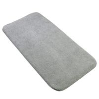 Коврик д/ванной комнаты 60х120 см., без вышивки, серый, окантовка серебро 31928 — фото 6, Коврики для ванной комнаты