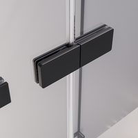 Товар: Душевая дверь распашная Veconi Premium Alassio B, 1500х2000, черный матовый, стекло прозрачное осветленное AL-150-00-B-C4 - фото 3 Душевая дверь распашная Veconi Premium Alassio B, 1500х2000, черный матовый, стекло прозрачное осветленное AL-150-00-B-C4 — фото 3, Распашные душевые двери