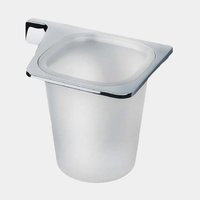 Стакан COLOMBO DESIGN ALIZE B2502DX настенный цвет хром — фото 3, Стаканы для зубных щеток