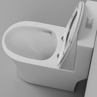 Унитаз напольный Grossman Thin Rim (656х370х796) тонкий ободок,белый с тонкой крышкой,микролифт,смыв торнадо,1 место арт-GR-5607SQ — фото 7, Напольные унитазы