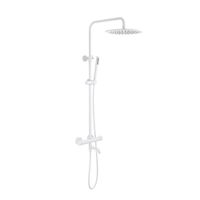 Душевая система с термостатом Timo Saona SX-2380/16 белый матовый — фото 5, Душевые системы