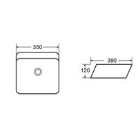 Товар: Раковина-чаша Azario 390х350х120 накладная, округлая, белый глянец арт-AZ-2241 - фото 3 Раковина-чаша Azario 390х350х120 накладная, округлая, белый глянец арт-AZ-2241 — фото 3, Раковины накладные
