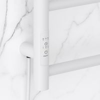 Полотенцесушитель электрический Стилье Формат 27 800х500 левый Матовый белый арт-30529-8050 — фото 2, Электрические полотенцесушители