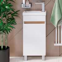 Тумба напольная с умывальником SYDNEY 40 /правая/ AQUA DE MARCO 5040WCSYD — фото 2, Тумбы с раковиной