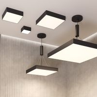 Потолочный светильник Technical C032CL-45W4K-SQ-B — фото 2, Подвесные светильники