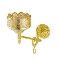 VERSAILLES Мыльница настенная, стекло декор золото/золото 32688 — фото 1, Мыльницы