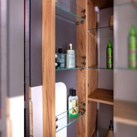 Товар: Пенал Бриклаер Форест 35 см, дуб золотой/антрацит 4627125414671 - фото 4 Пенал Бриклаер Форест 35 см, дуб золотой/антрацит 4627125414671 — фото 4, Пеналы для ванной комнаты