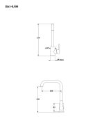 BOND Smart Смеситель для кухни однорычажный с поворотным изливом арт-B61-0300 — фото 14, Смесители для кухни