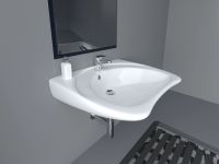 Раковина КЕРАМИН ИНКЛЮЖН 65 белый глянец CDB00022846 (4810531133827) — фото 4, Раковины подвесные